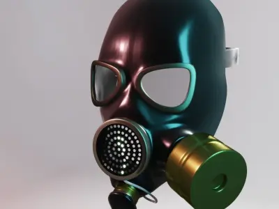 Gasmask Prototype 3D model