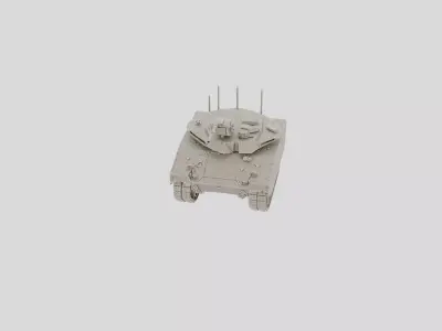 Armored Military Engineering Vehicle for 3D print 3D model