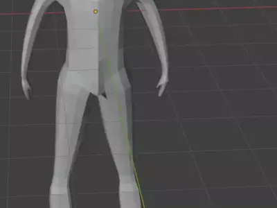 human male body model Free 3D model