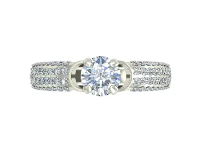 Wedding Ring  3D print model 151