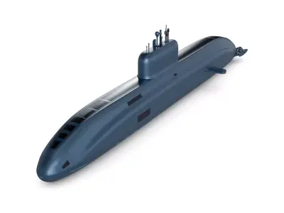 submarine 3D model by Rustamovich from CGTrader (PBR)