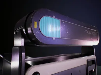 Polaroid 300 Low-poly 3D model