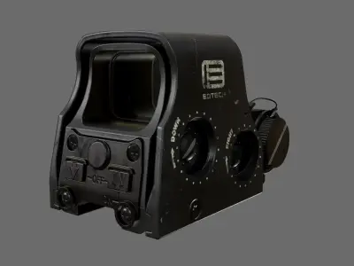 EOTECH XPS2 Holographic Weapon Sight Low-poly 3D model