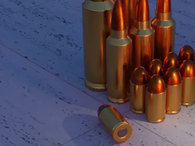 Bullets 3D model purchase