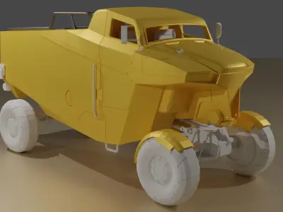 Death Stranding Cicada Truck CDT variant 3D print model
