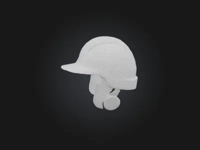 hard hat model Low-poly 3D model