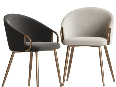 Claire Chair LumiSource 3D model