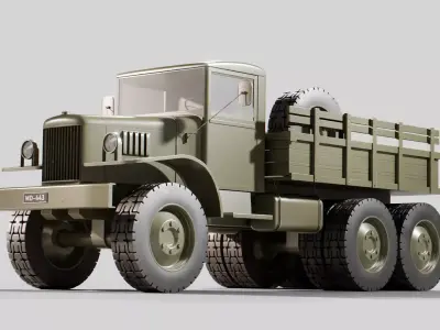 Utility Truck 3D model by gabrielsolon from CGTrader