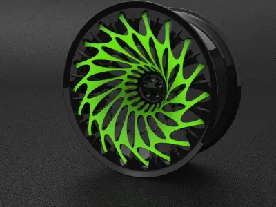 Organic rim 3D model