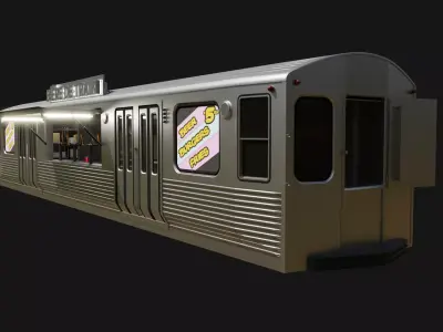 Subway Bar Free 3D model