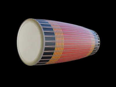 Bihu Dhol 3d 3D model