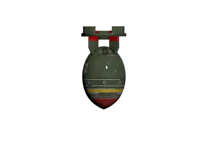 Nuclear Bomb 3D model 2