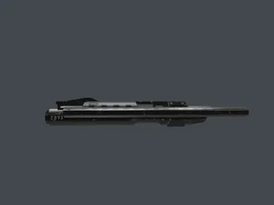Spaceship Low-poly 3D model order