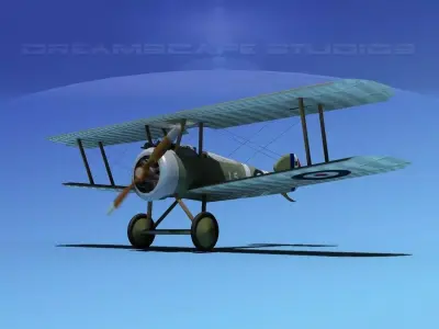 Sopwith Camel 3D model from CGTrader