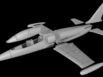 L-39 ALBATROS SCALE 1-72 PRINTABLE STL FILES 3D print model