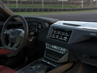 2025 Audi RS E-tron GT By DFX Low-poly 3D model