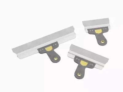 Spatula For Putty 02 Low-poly 3D model