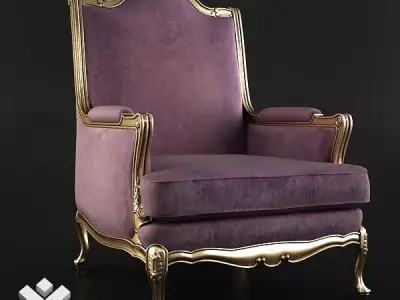 Classic Armchair - Moses 3D model