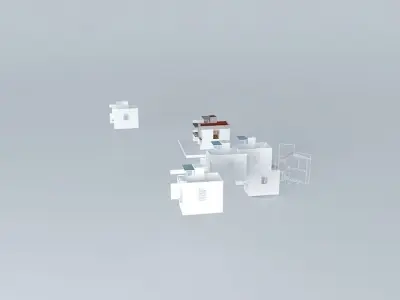 Architectural detail set of cubes Free 3D model