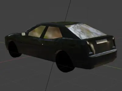 Game-ready sport car Free low-poly 3D model