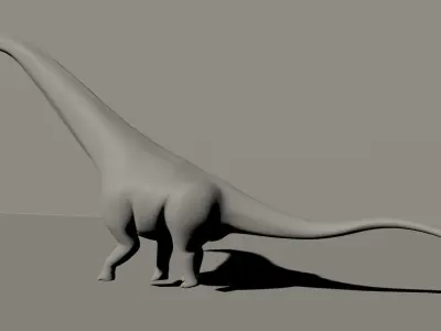 futalonksaurus dinosaur 3D model