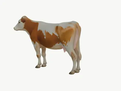  Cow Realistic for Game 