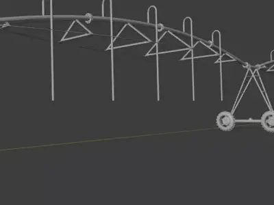 Pivot Irrigation 3D model