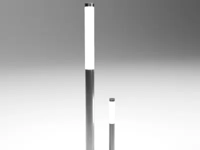 Pack Of Modern Street Lamps Free low-poly 3D model