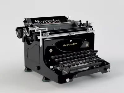 MercedesTypewriter 3D model