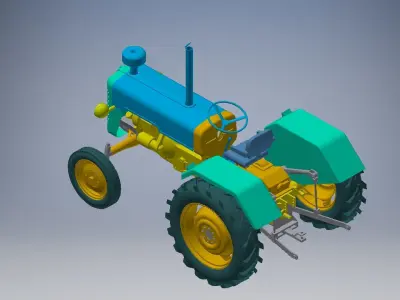Mc-Cormick D 326 Farming simulator mods 3D model