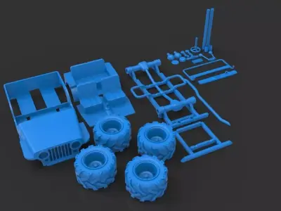 jeep car  3D print model by vasusaroha