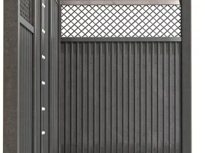 Fence Design 3D model purchase