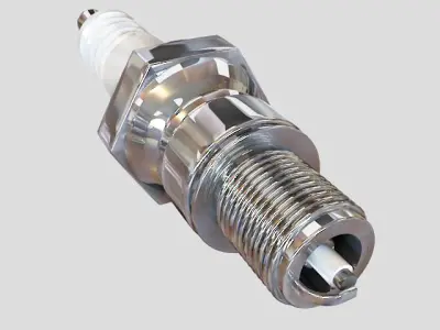 Spark Plug 3D model by Plutonius3d - PBR