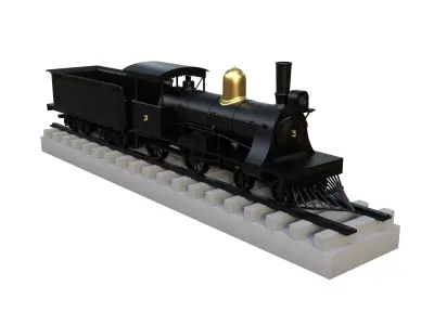 Tren 1 - Train - Tacna  Low-poly 3D model