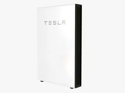 Tesla powerwall 3D model purchase