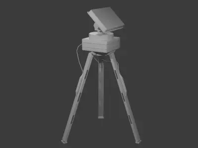 EWS Ground apparatus Repeinyk Low-poly 3D model