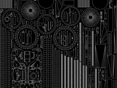 Railway Bogie 3D model Free low-poly 3D model