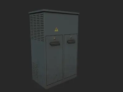  Electrical Box 1 Low-poly 3D model