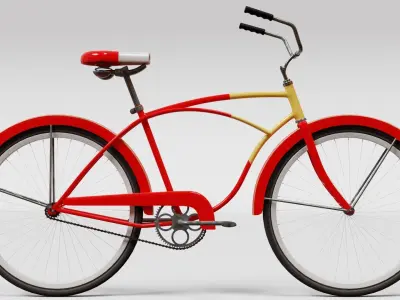 Vintage Bicycle 3D model