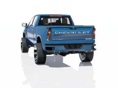 Pickup High Country w Interior 3D model