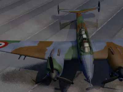 Potez 631 3D model