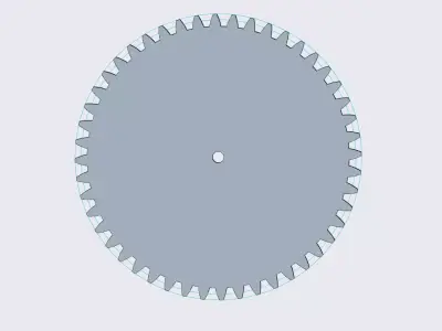 Spur Gear Train 3D print model