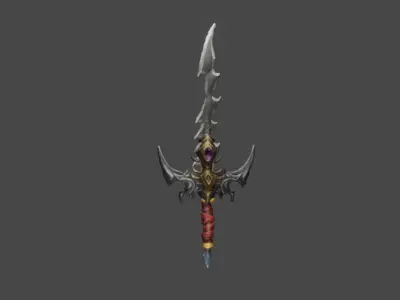 Zeloeman Sword A 35 Low-poly 3D model