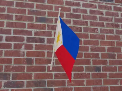 Flag of Philippines 3D model