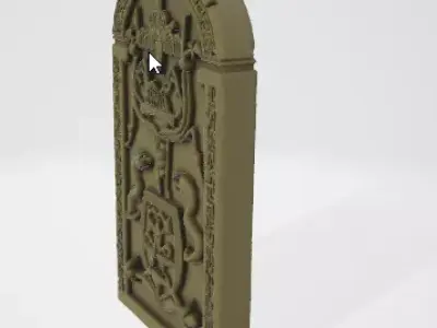 Ancient Egyptian Plate 3D model