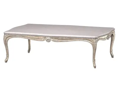 antique louis coffee table art 245 3D model