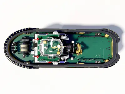Tugboat   3D model