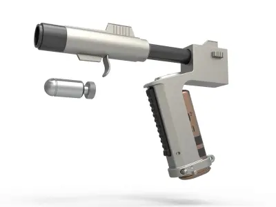 Guess plastic gun 3D model purchase