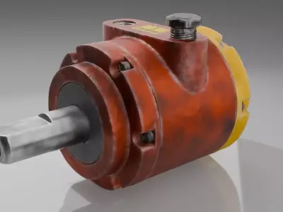 Electric Motor Concept Design 3D model