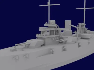 SMS Nassau 3D print model